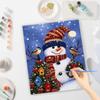 Frame Painting By Numbers For Adults Starter Kit Christmas Gift Wall Art Picture Numbers Painting Snowman For Home Decors 40x50