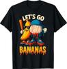 Let's Go Banana Baseball Lifestyle Baseball Drip 100% Cotton T-shirt Mens Tees Top