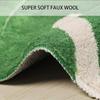 Best-Selling US 3D Green Leaf Decor Bath Rug Machine Made Soft Absorbent Non-Slip Carpet Washable Bathroom Floor Mat