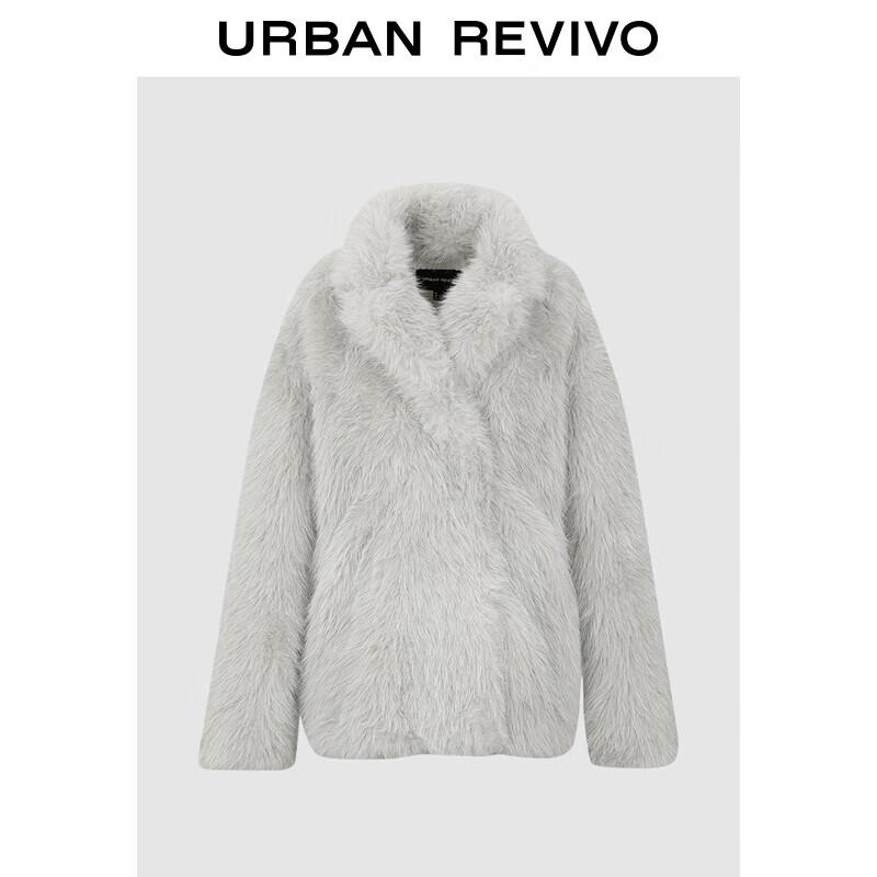 

Женское мягкое пушистое свободное зимнее пальто UR 2025 M