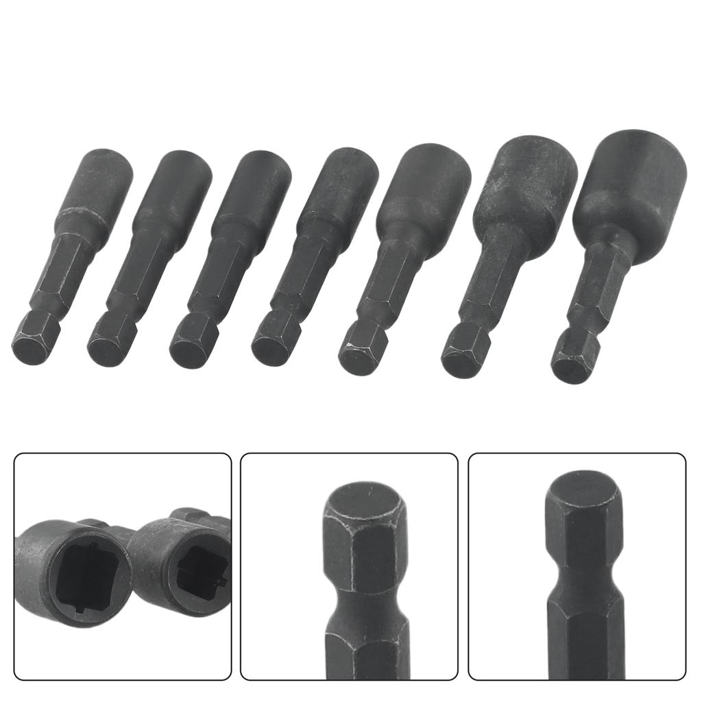 Socket Wrenches M6-M14 Firmer Screw Tap Socket Adapter Holder Extension Bar 1/4 Inch Hex Shank Chuck Wrench Hand Tools
