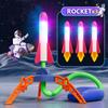 Plastic Rocket Launcher Foot Pump Stomp Rocket Toy Creative   Boys