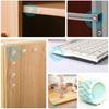 Clear Self-Adhesive Cabinets Bumpers Pads Silicone Door Stop Furniture Drawers Protection Rubber Bumper Buffer Cushion Pads