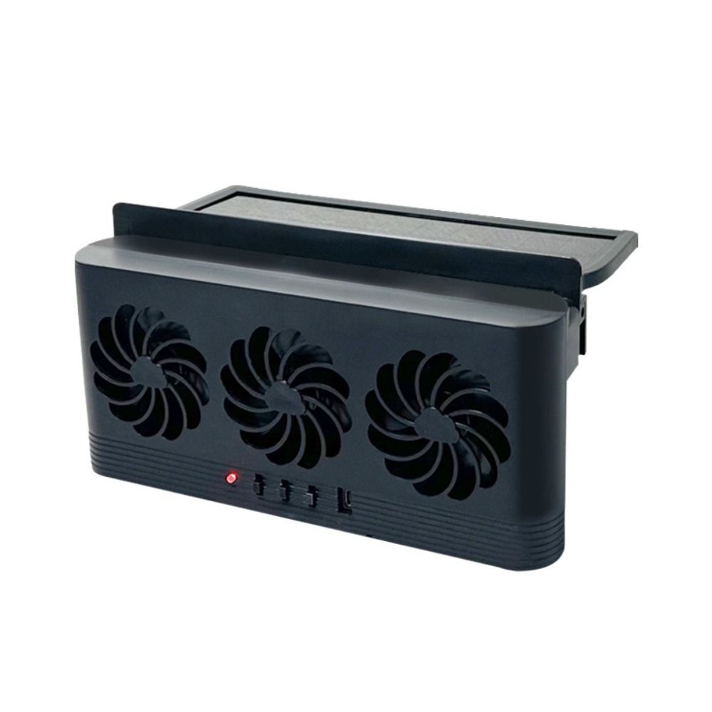 Radiator Solar Car Cooling Fan 3 Head Car Window Fan Portable Car Exhaust Fan  Summer
