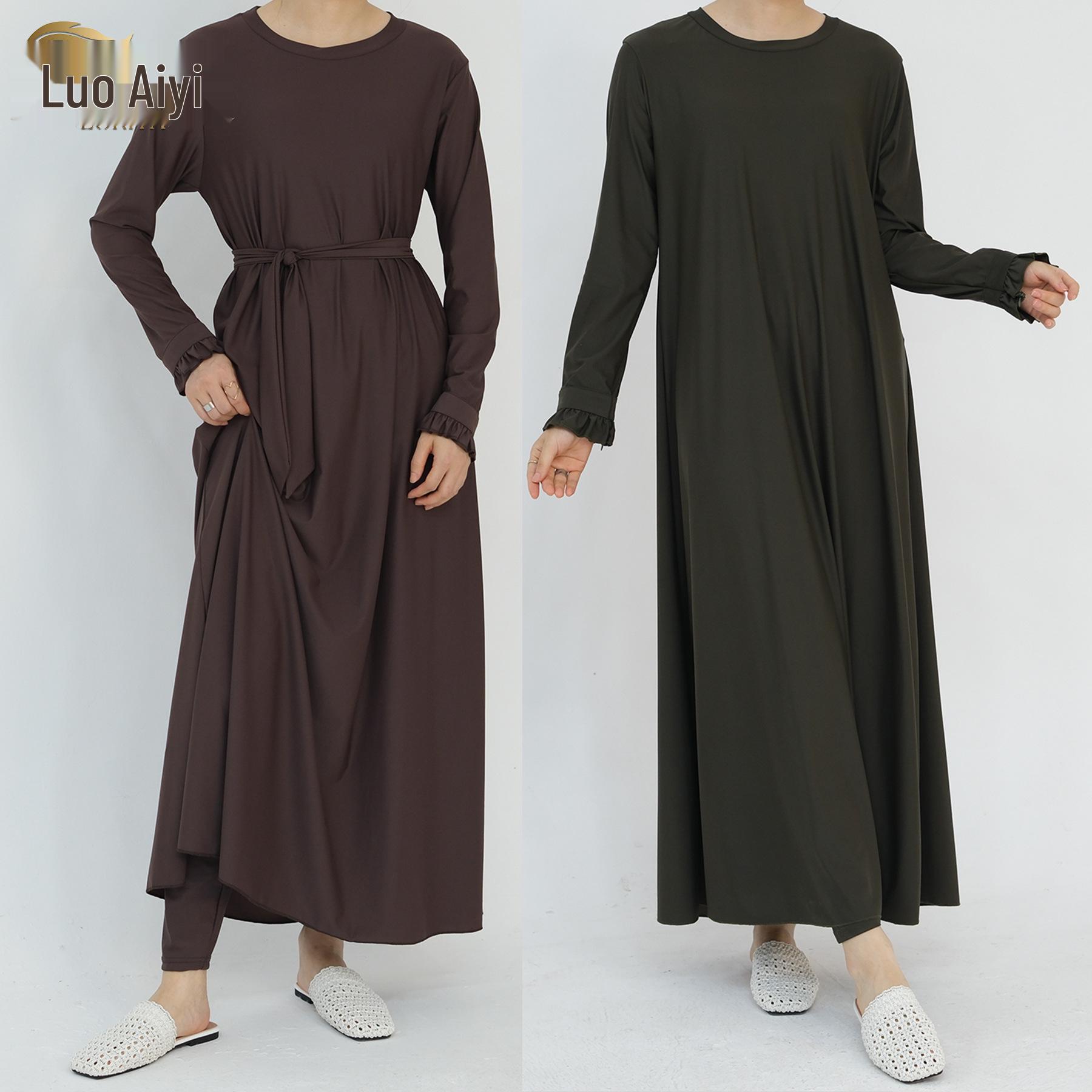 

Слитный купальник из двух частей Loriya SW9001 - Консервативный стиль, в наличии S