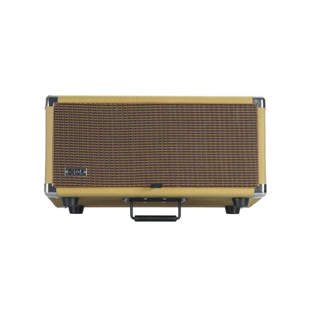 GATOR Rack Case Vintage Amp Style Retro Rack Series 4U Tweed GR-RETRORACK-4TW (Mounting screws/washers included) []