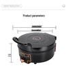 Electric Double-Sided Non-Stick Griddle for Eggs, BBQ, and Pastry