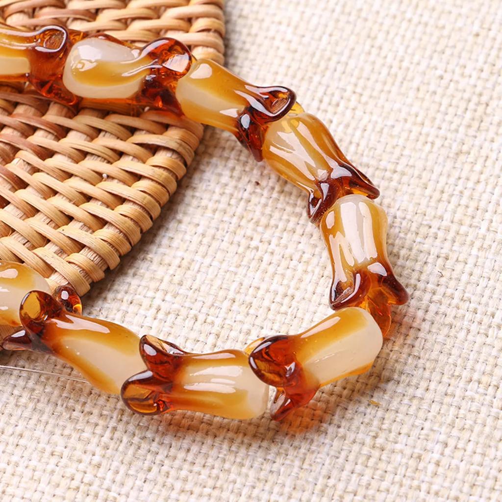 10 pz 20x10 mm Forma Cavolo Cinese Vetro Lavorato a Lampada Fatto a Mano Perline Sciolte Per Accessori per Creazione di Gioielli Fai da Te Artigianato Risultati