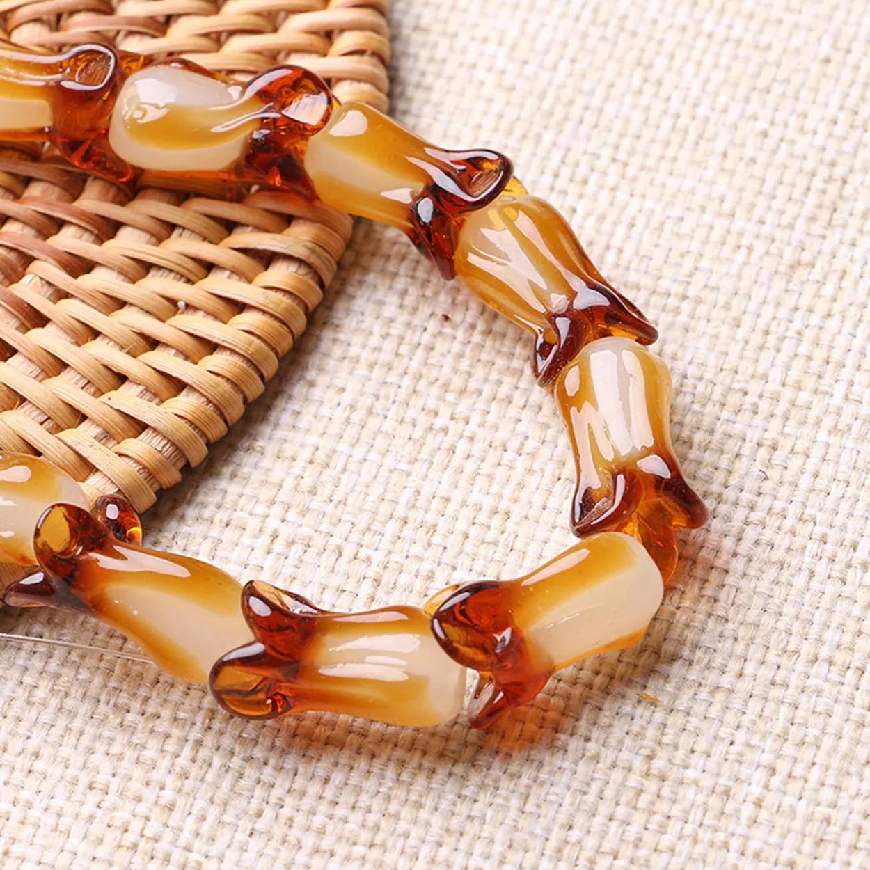 

10 шт. 20x10 мм Форма китайской капусты Ручной работы Лэмпворк Стекло Свободные бусины Для изготовления ювелирных изделий Аксессуары DIY Поделки Фурнитура 20x10mm-10pcs