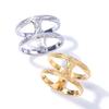 [Cisst Liber] Hawaiian Jewelry Ring for Men and Women, H-Shaped, Hawaiian Brand, Surgical Stainless Steel, Hypoallergenic, Gold (Gold, Size 13 (Inner