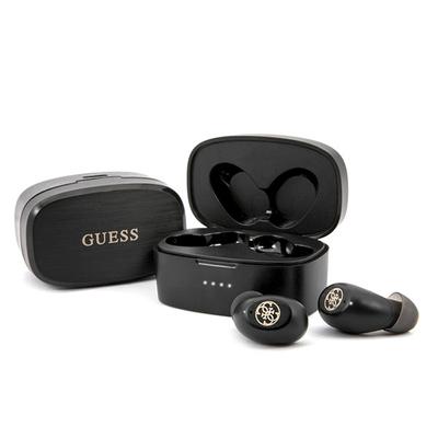 Guess Słuchawki Bluetooth Gutwsjl4Gbktws + Stacja Dokująca Czarny/Black 4G