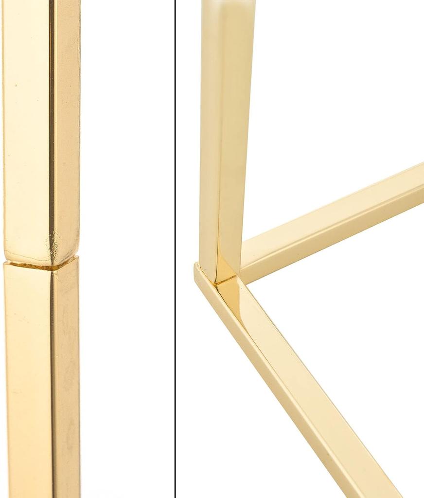 23.6inches Tall Gold Wedding Flower Vase,5pcs Flower Stand Centerpieces for Party Table Decoration
