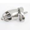 Stainless Steel Male Chastity Cock Cage Urethral Lock Penis Ring Dick Bondage Belt Sounds Catheter Erotic Sex Toys for Men 18+