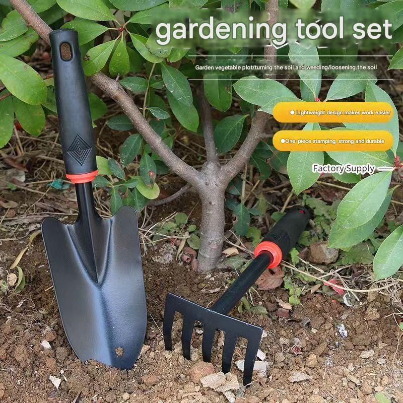 Gardening Flower Shovel Small Iron Shovel Small Iron Spade Flower Planting Small Shovel Agricultural Small Tools Weeding Artifact Sea Fishing Tool
