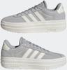 Кроссовки Adidas VL Court Bold Women серые два/офф-белые/коричнево-белые