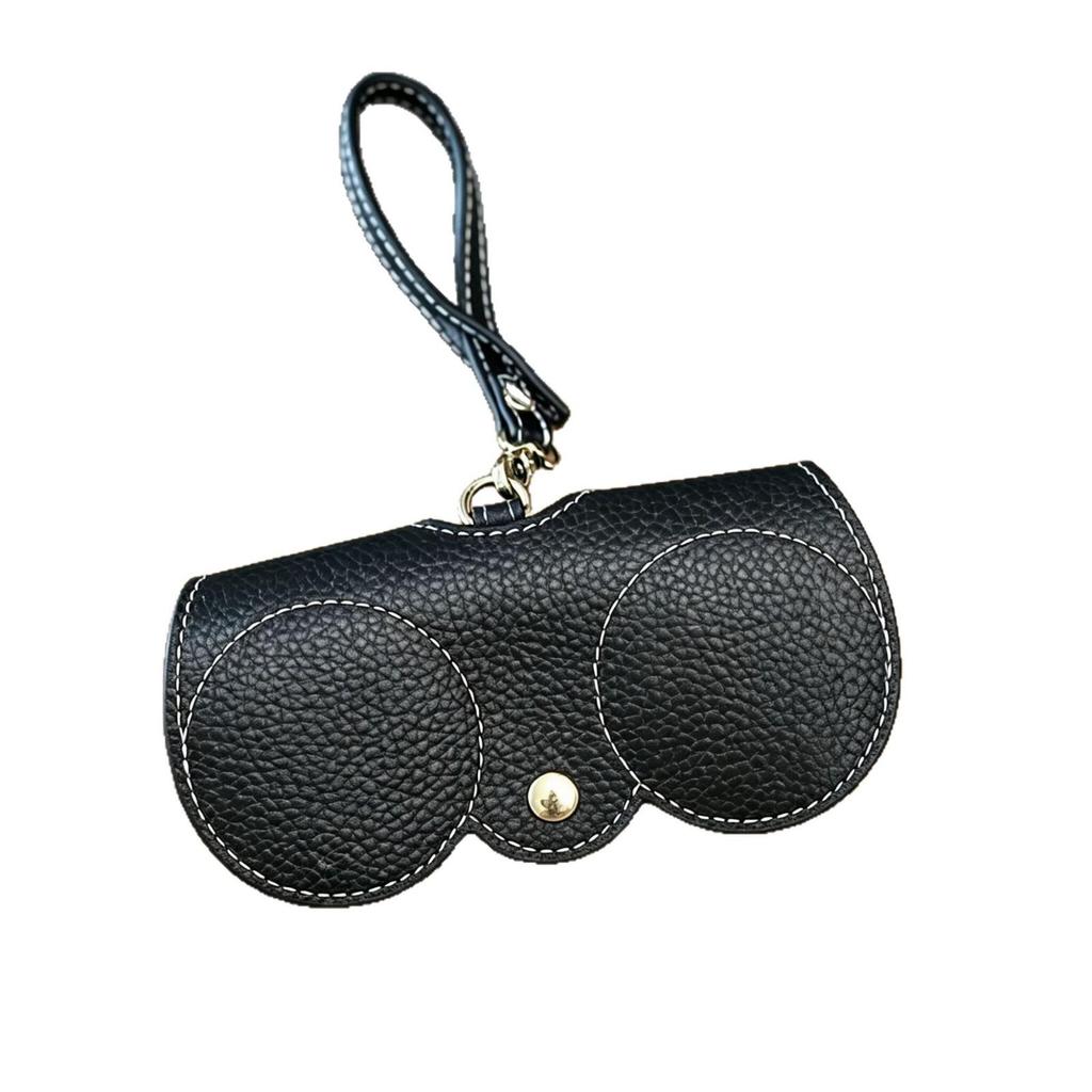 Versatile Genuine Leather Sunglasses Case - Portable & Protective