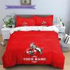 Nome Personalizzato 1. Set Copripiumino Trapuntato con Fantasia FC Köln Decorazione per la Casa Regalo (1 * copripiumino + 2 * federe senza imbottitura)