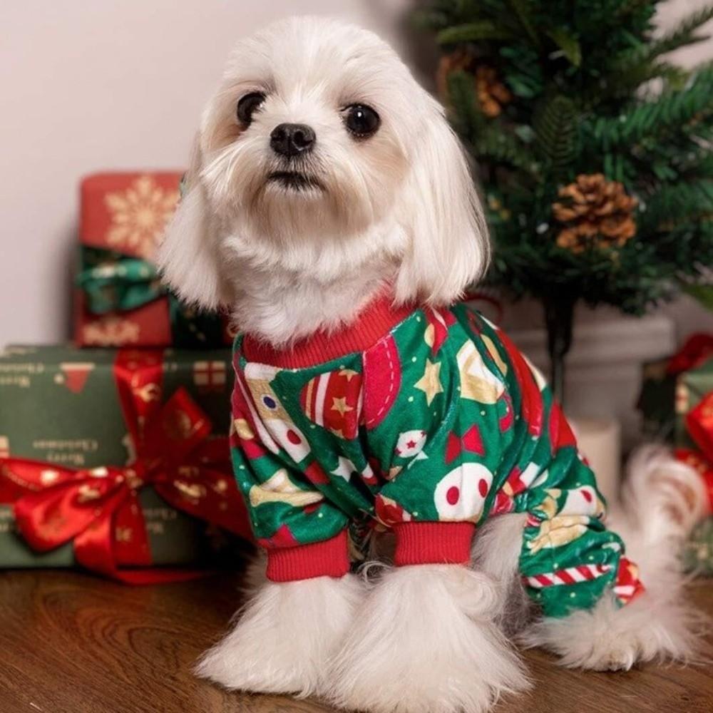 Cartoon Dog Four Legged Coat Warm Dog Pajamas Cute Dog Hoodie Winter Season
