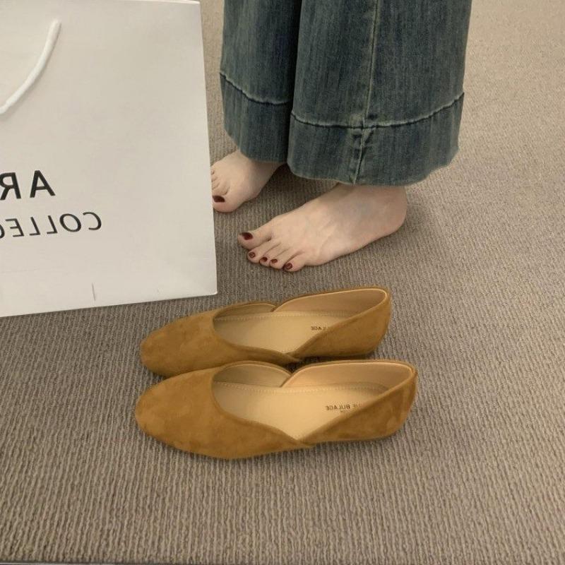 Bailamos Damen Square Toe Vintage Flats Weiche Loafer Bequeme Leder Ballerinas für Damen Kleiderschuhe Mujer Damenschuhe