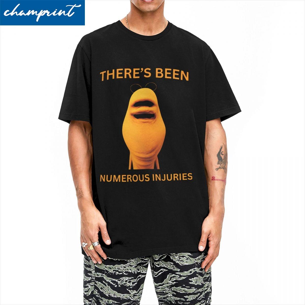 

Marcus The Worm Funny T Shirt Men Women s 100% Cotton Funny T-Shirts Round Neck Tee Shirt Short Sleeve Clothing Plus Size 5XL різнокольоровий