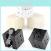 Durable Abs Material Magic Cube Puzzle Game For All Ages Sleek Black And White Finish