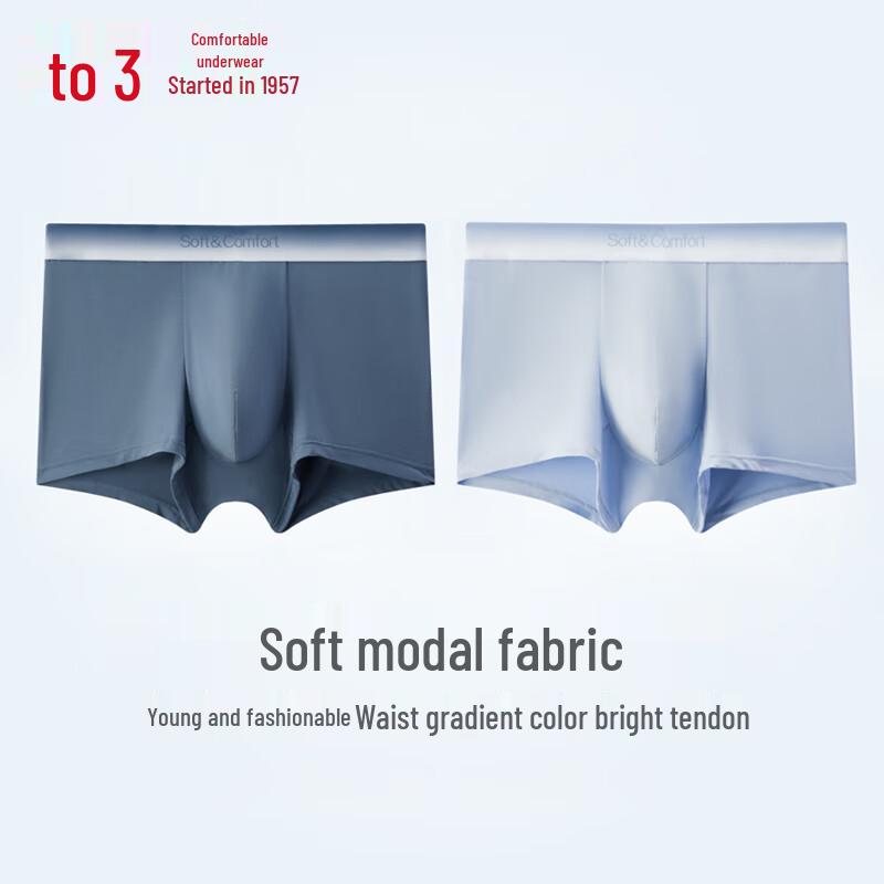 

Hodo Men s Modal Blend Anti-Bacterial Boxer Briefs - 2 Pack 2XL