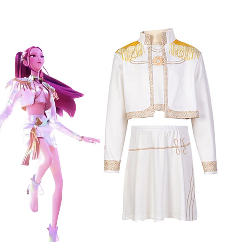 K Pop Sängerin Huntri/x Cosplay Kostüm für Mädchen Rumi Mira Zoey Cosplay Outfits Rollenspiel Halloween Anzug Performance Uniform