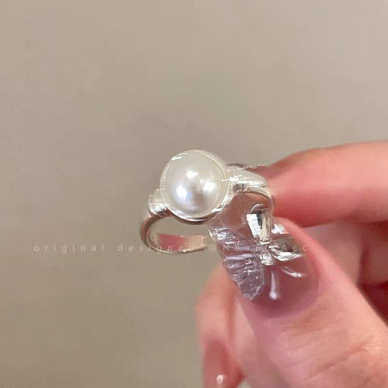 Tide Temperament Sweet Niche Versatile Design Ring Daily Commute Index Finger Ring