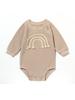 Newborn Girl's Long-Sleeve Cotton Jumpsuit for Summer