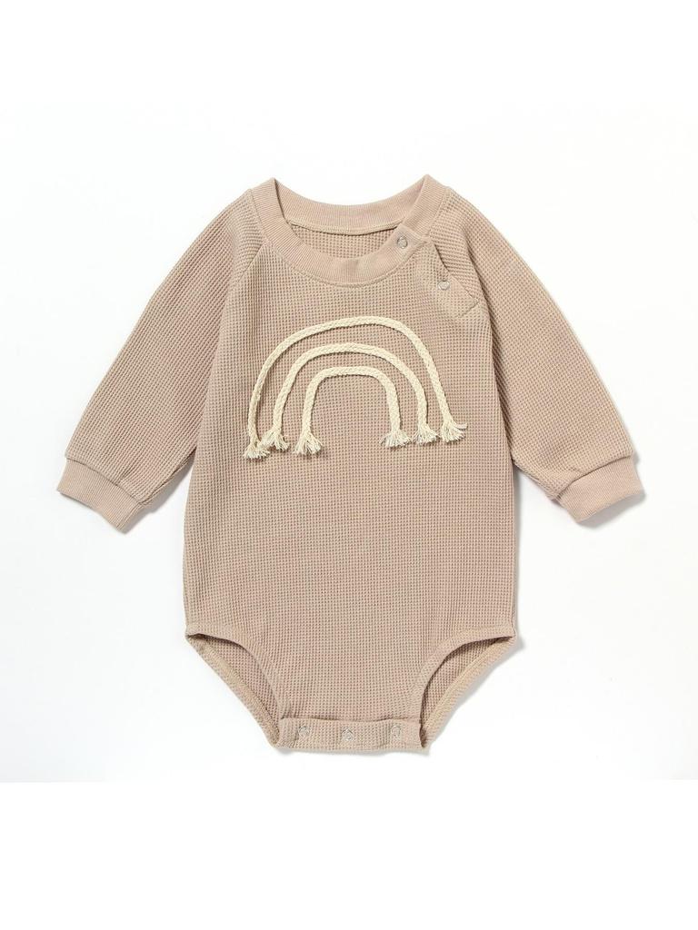 Baby Girl Cotton Long-Sleeve Summer Jumpsuit for Newborns - Air-Conditioned, Boneless Design
