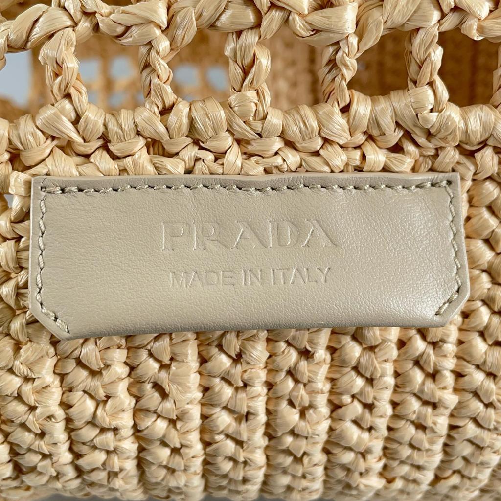 PRADA/Beige/Handbag/WOMEN
