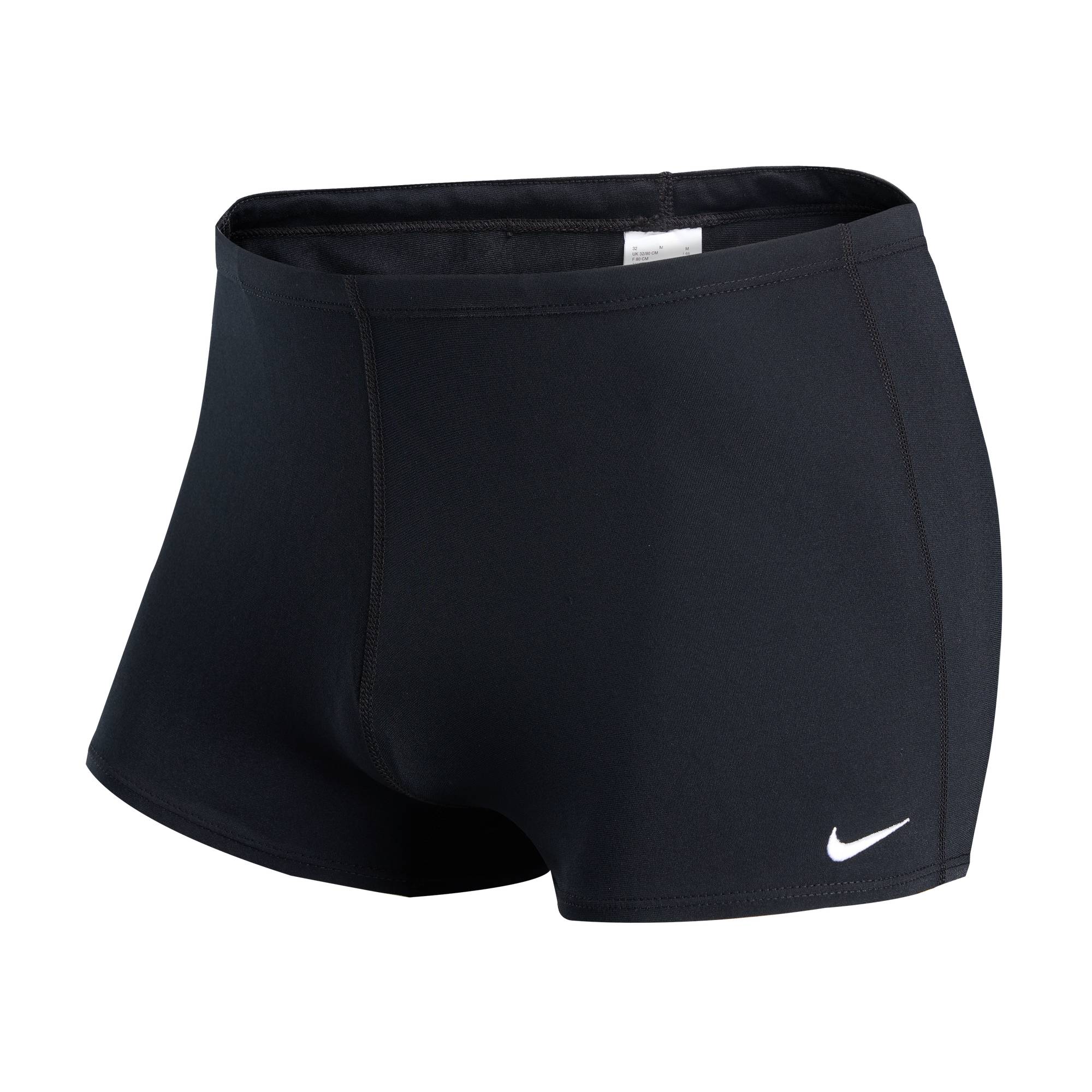 Nike SWIM POLY SOLID Swimming Shorts Men s 010 Black/Black/White CZ7590-010 32