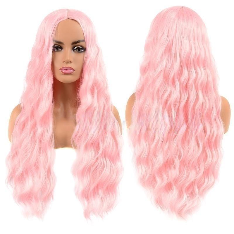 

Красивый длинный волнистый красочный синтетический парик для женщин 203C