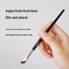 xixi Scythe Eyeliner & Eyebrow Brush - Fine Angled Head, Easy-to-Use Fiber Bristles, Portable Design X774