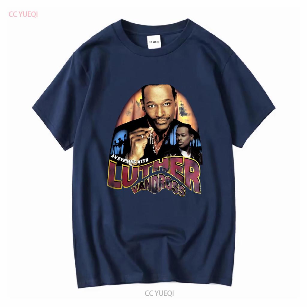 Luther Vandross Bootleg Rap T Shirt Vintage Washed Soft Casual Top For Everyday Wear Stylish Versatile Breathable Graphic
