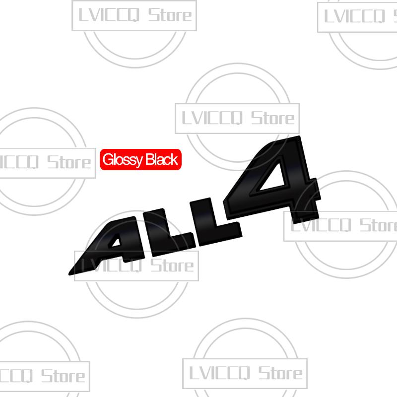 Car Emblem Metal MINI ALL 4 Badge Logo Body Decals Sticker For MINI Cooper S JCW Countryman R60 R61 F60 Clubman Auto Accessories
