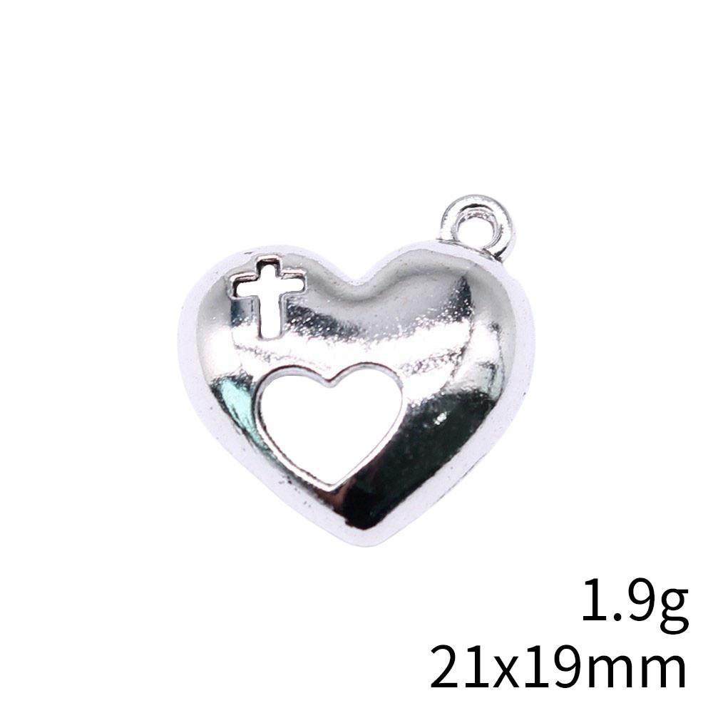 Back To School Charms Bulk Peach Heart Love Charms Pendant Women's Clothing Pendant