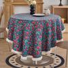 Bohemian Woven Tablecloth Tassel Table Cover Dining Mat Multi Color Home Decor