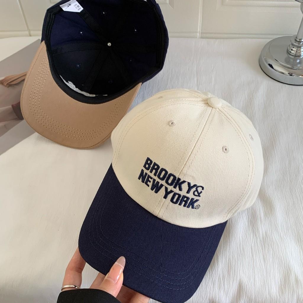 Color Fashion Blocked Baseball Cap With Letter Embroidery Design For Wear Daily