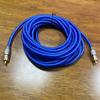 RCA Digital Coaxial Audio Cable,1RCA Male To 1RCA Male Subwoofer Cable Nylon Braided RCA Video Cable for SubwooferGood Product