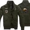 Autumn New Air Force One Plus Size Jacket Men's Casual Embroidered Flight Jacket Tooling Jacket