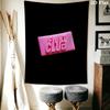 Fight Club Wall Tapestry Aesthetic Wall Hanging Printed Fabric Blanket Decorative Tapestries for Bedroom Living Room Home Decor