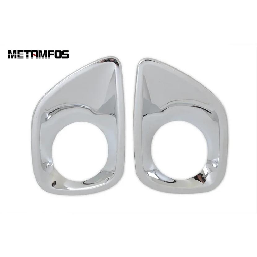 Accessories For Toyota RAV4 RAV 4 2013 2014 2015 Chrome Front Rear Fog Light Lamp Cover Trim Foglamp Bumper Foglight Protector