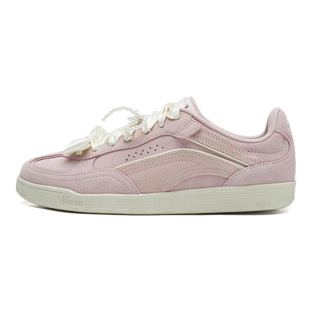 Li Ning Film Heartwave Cushioning Slip Resistant Abrasion Resistant Breathable Height Increasing Low top Casual Shoes AGCW122-1