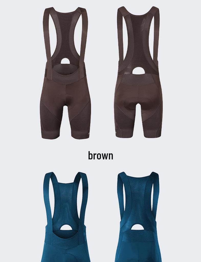 Men's Summer Breathable Quick-Dry Cycling Bib Shorts with Padded Protection