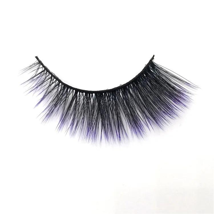 25mm mink lashes color false eyelashes thick and exaggerated eyelash personality fake lashe beauty eye lash extension makeup set