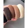 5/10 Gemischte Farben Hohe Elastizität Verdickt Vielseitig Einfach Haarschonende Scrunchies (Zufällige Farbe) Haargummis Haarseil