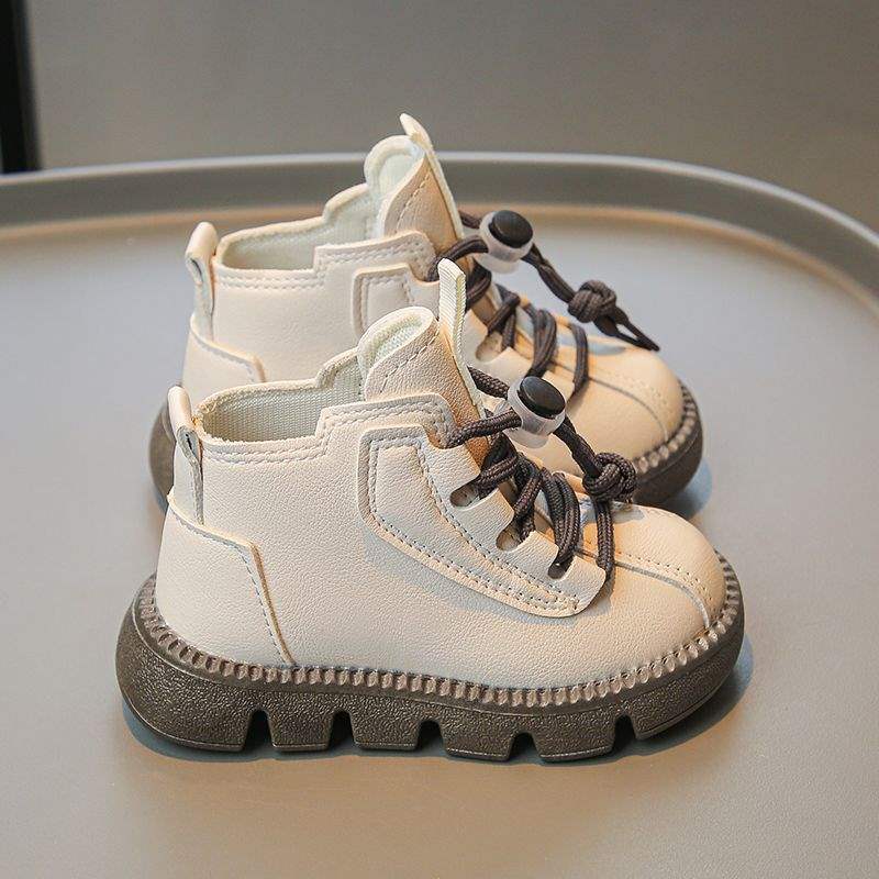 Children's Shoes 2025 Winter Shoes Extra Thick Girls Snow Boots Piled Thickened Baby Cotton Boots Boys Martin Boots