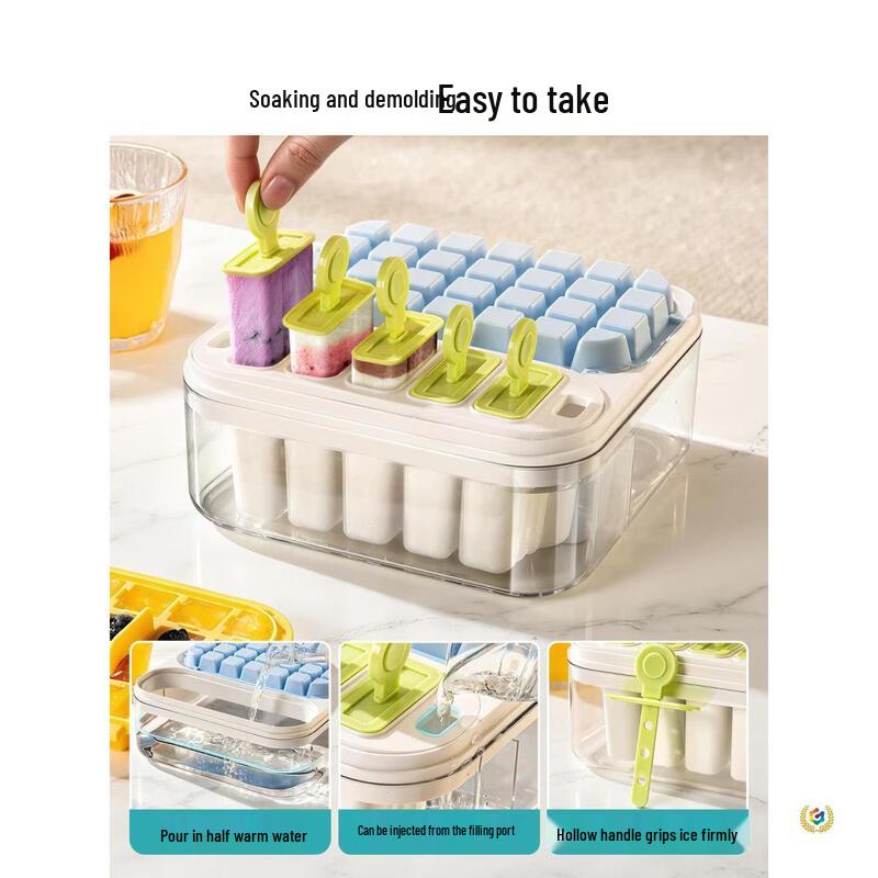 Handun Press-Style Ice Cube Mold and Tray