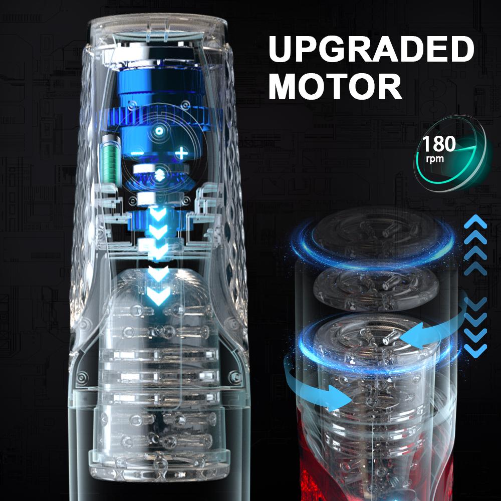 Automatic Male Masturbator Telescopic Rotation Vagina Masturbation Cup Sex Toys For Men Blowjob Mastubator Adults Goods